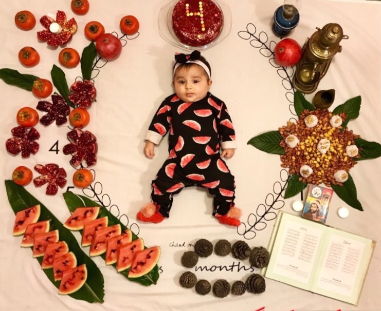 چهار ماهگی نوزاد جانان اوجان عباسي