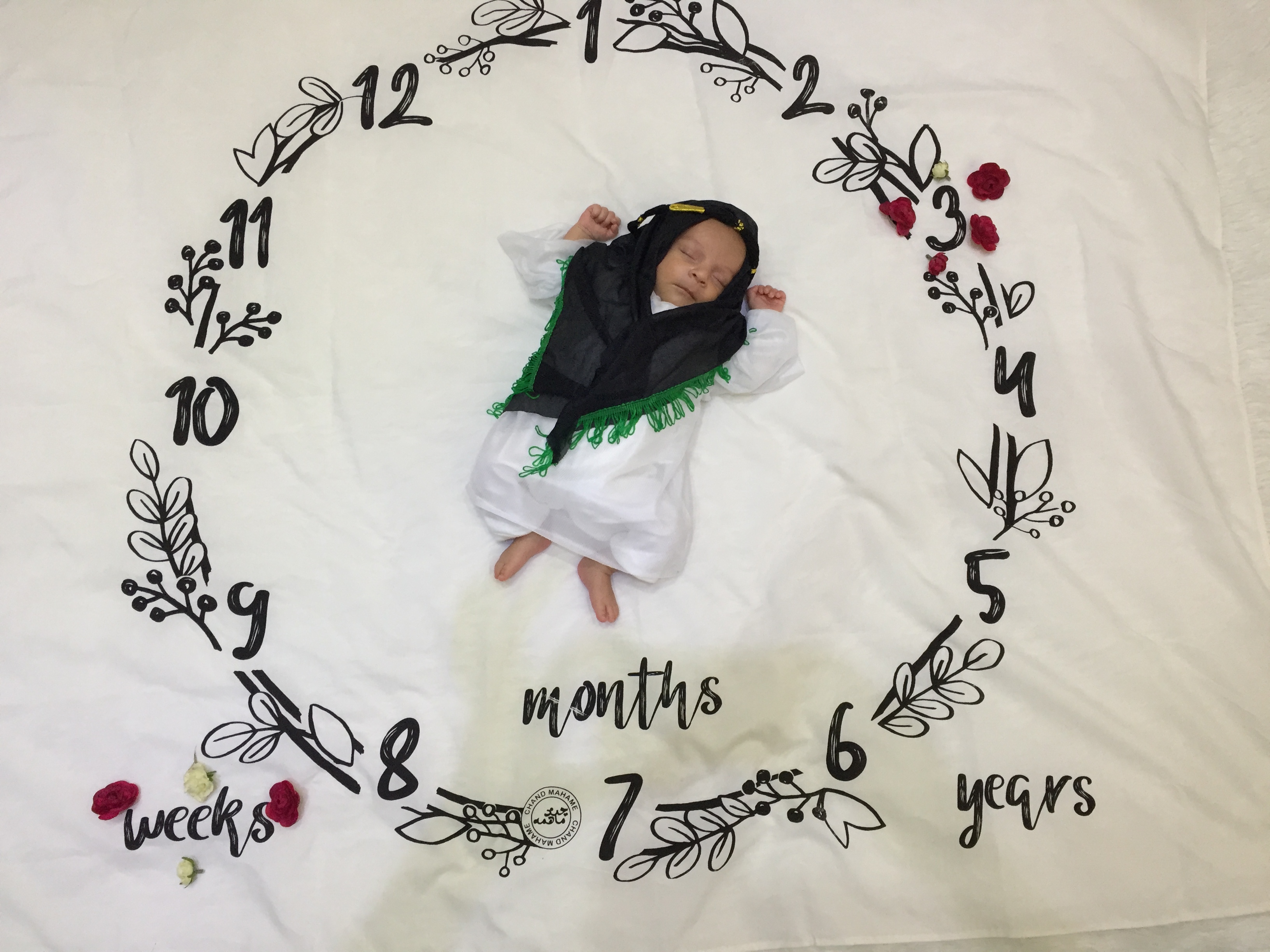 یک ماهگی نوزاد علی بنکداری