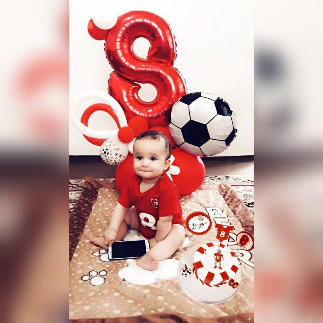 هشت ماهگی نوزاد مستانه بیک زاده