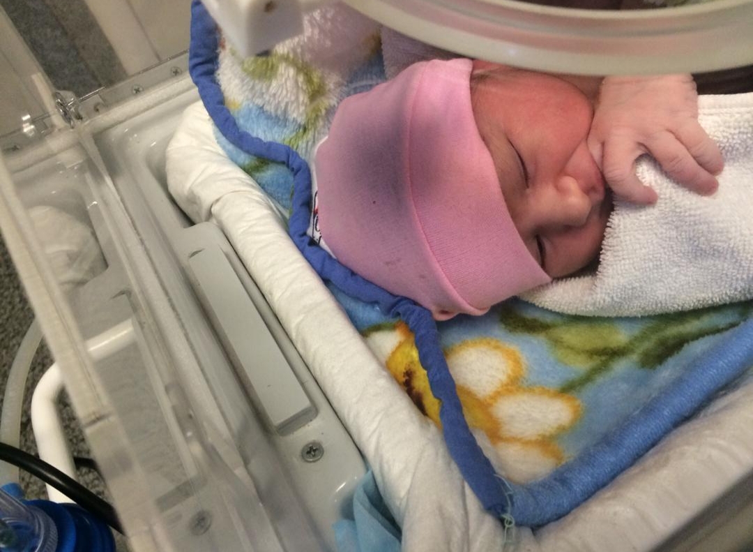 متولد شدن نوزاد مریم جوادپور