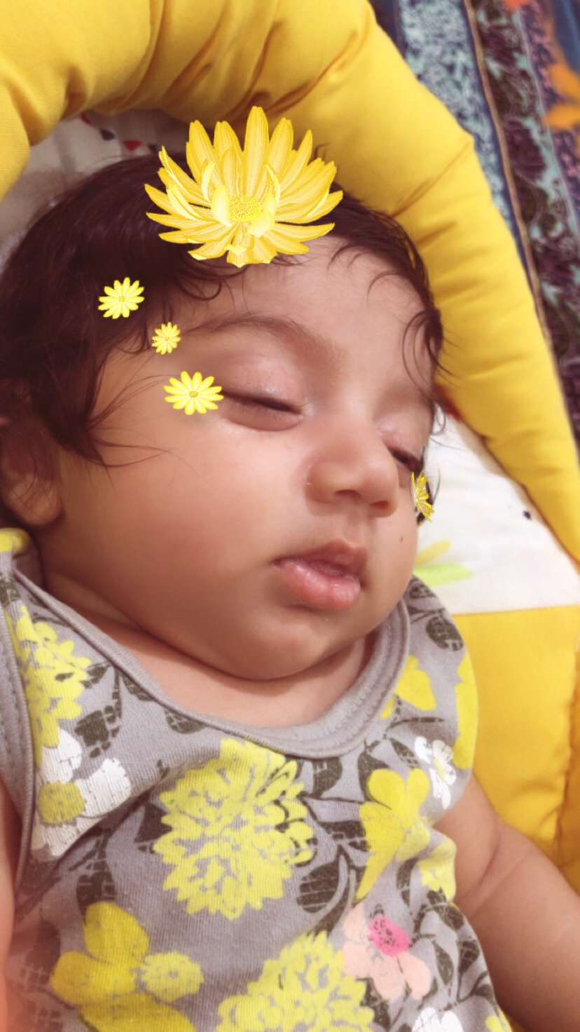 یک ماهگی نوزاد هيام باستين نژاد