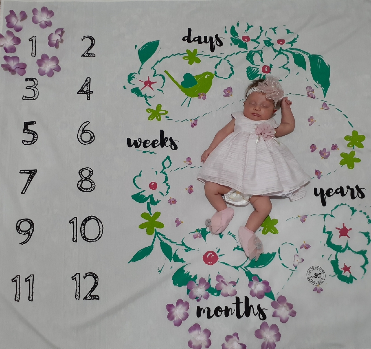 عکس نوزاد دختر سیده فاطمه عبدالله زاده خراط