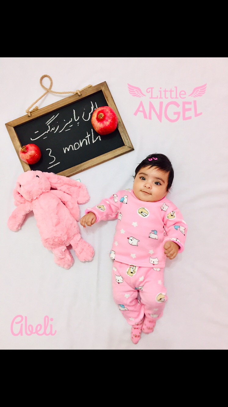 سه ماهگی نوزاد آنلي اورنگ