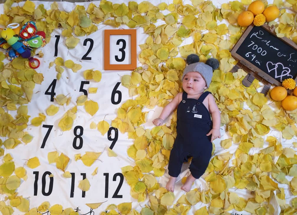 سه ماهگی نوزاد هامين شعاعي