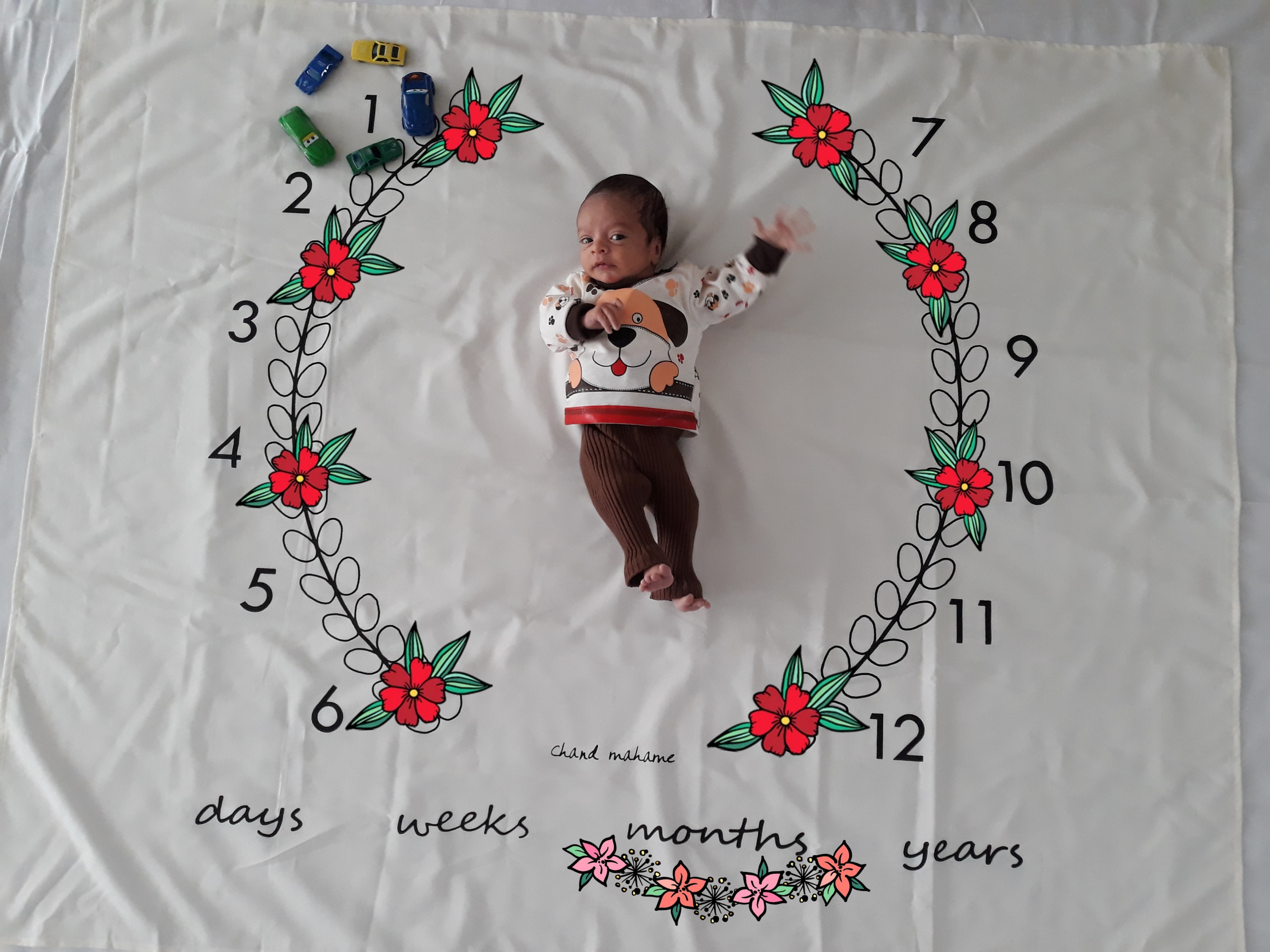 یک ماهگی نوزاد محمد حسین صادقی