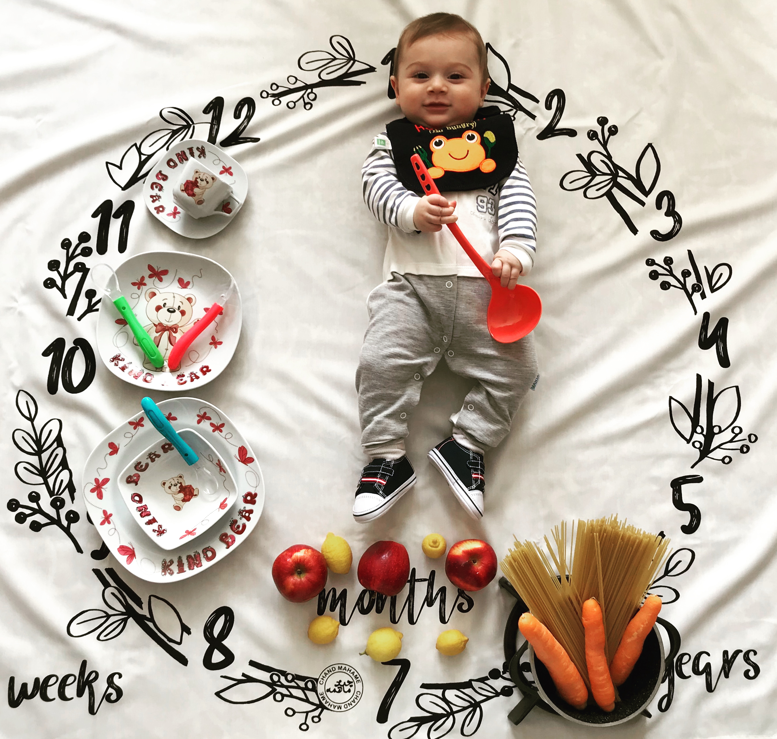 عکس نوزاد پسر رادين عسگري