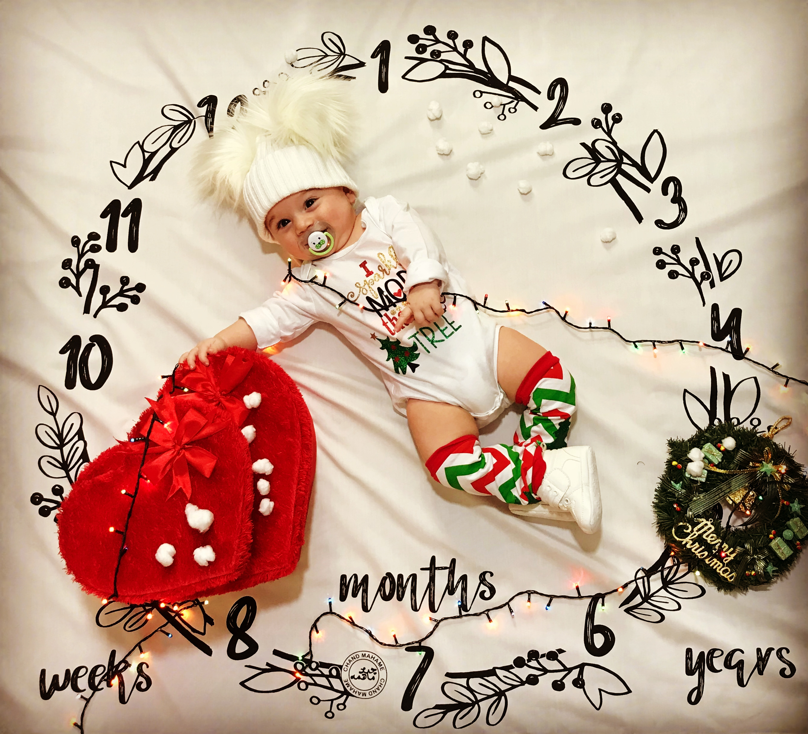 تم عکس زمستانی نوزاد رادين عسگري