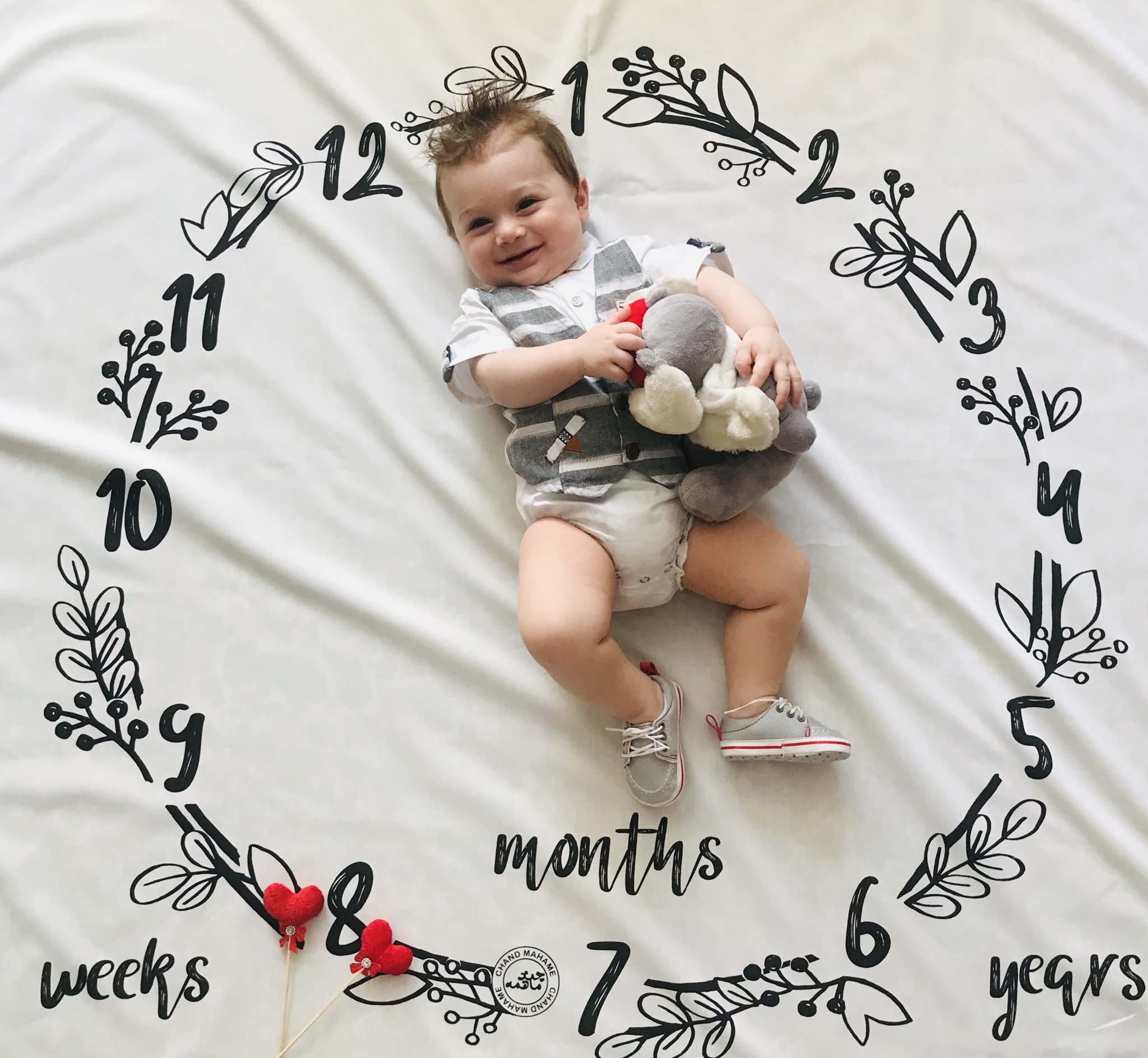 هشت ماهگی نوزاد رادين عسگري