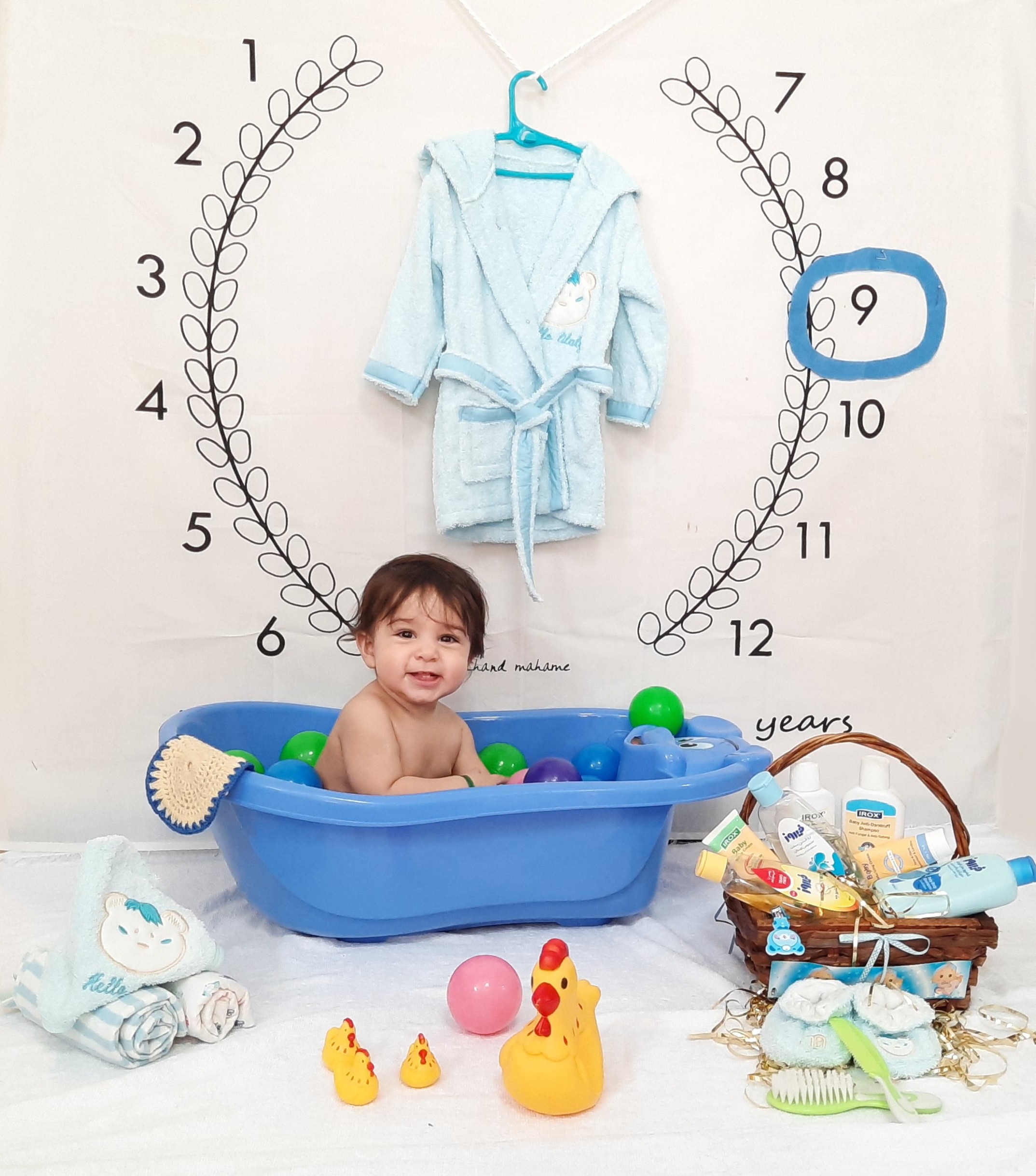 نه ماهگی نوزاد محمد حسین شهرابی فراهانی