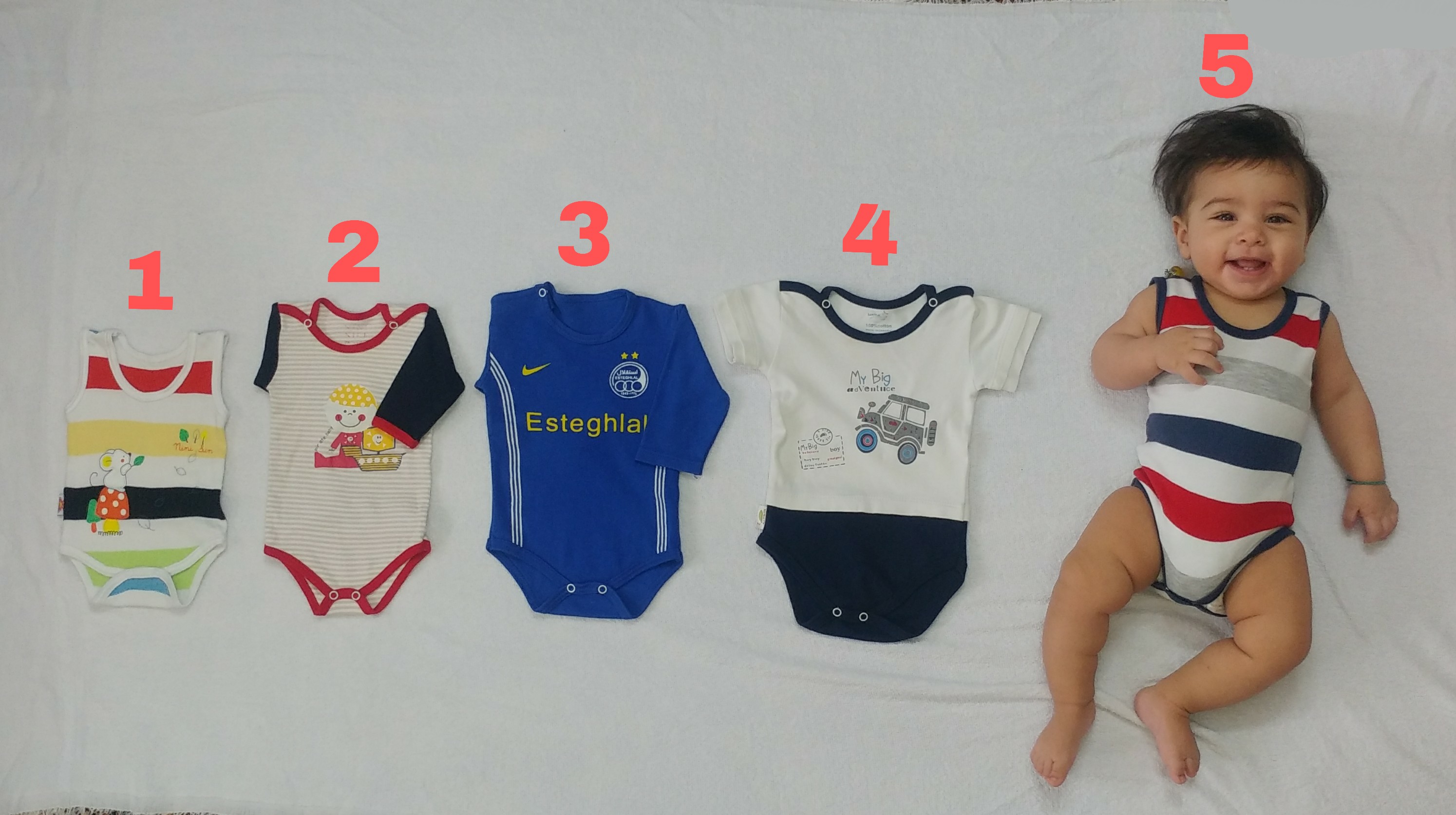 پنج ماهگی نوزاد محمد حسین شهرابی فراهانی