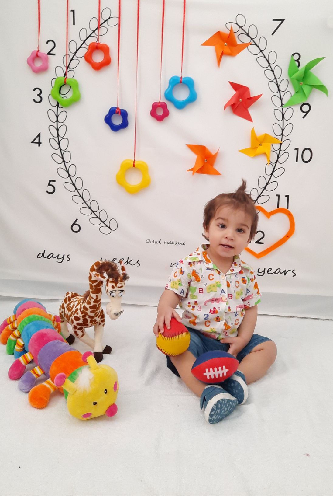 دوازده ماهگی نوزاد محمد حسین شهرابی فراهانی