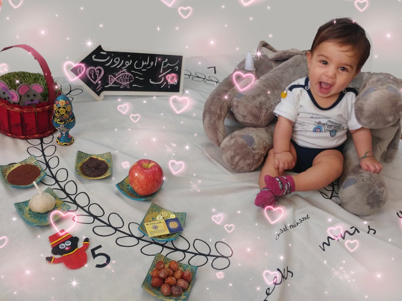 اولین نشستن نوزاد محمد حسین شهرابی فراهانی