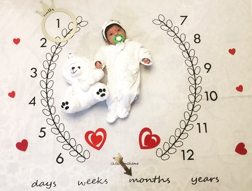 یک ماهگی نوزاد رز كيانپور