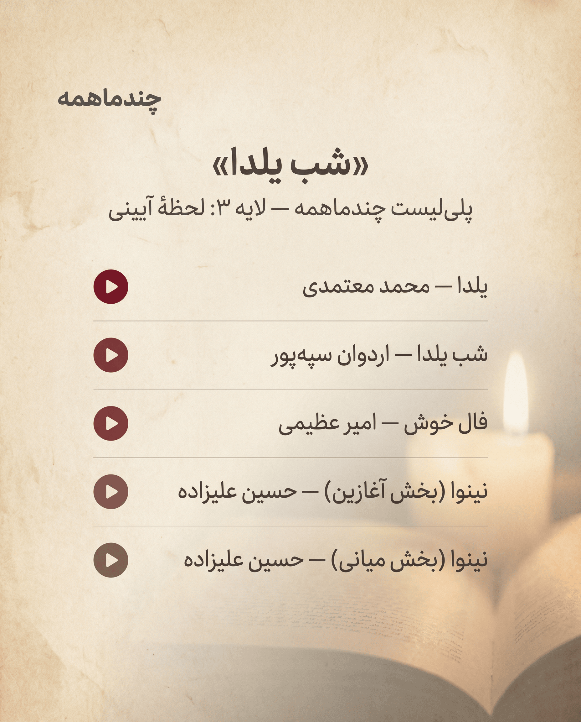 شب یلدا - لحظه‌ی آیینی