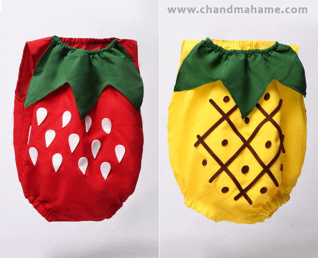 لباس عکاسی میوه‌ای طرح آناناس و توت فرنگی