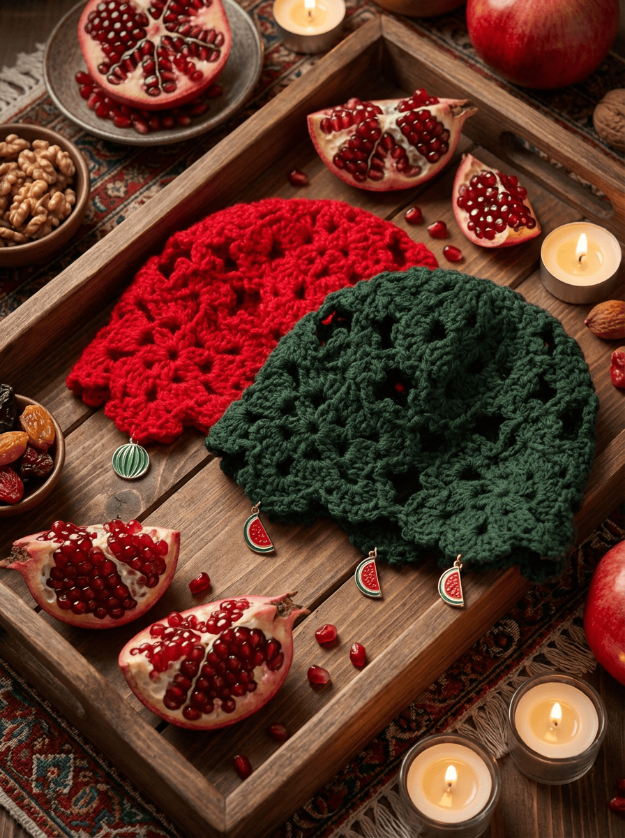 کلاه قلاب‌بافی زنانه مدل توری–شبکه‌ای